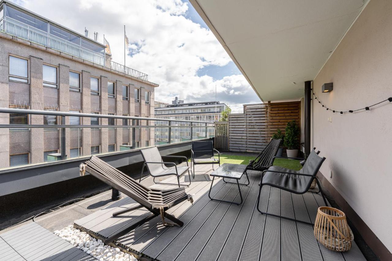 "Penthouse" - Renovated 1Br Apt With Sauna & 60M2 Private Terrace, Hosted By 2Ndhomes Tampere Extérieur photo